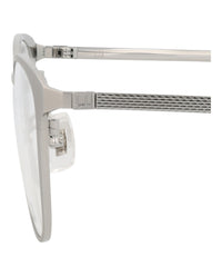 Dunhill Mens Round/Oval Silver Silver Transparent Fashion Designer Eyewear