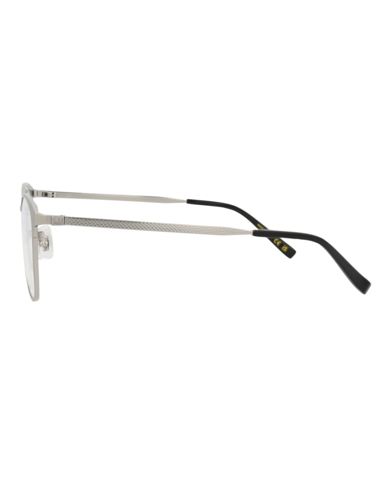 Dunhill Mens Round/Oval Silver Silver Transparent Fashion Designer Eyewear