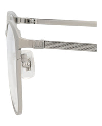 Dunhill Mens Round/Oval Silver Silver Transparent Fashion Designer Eyewear