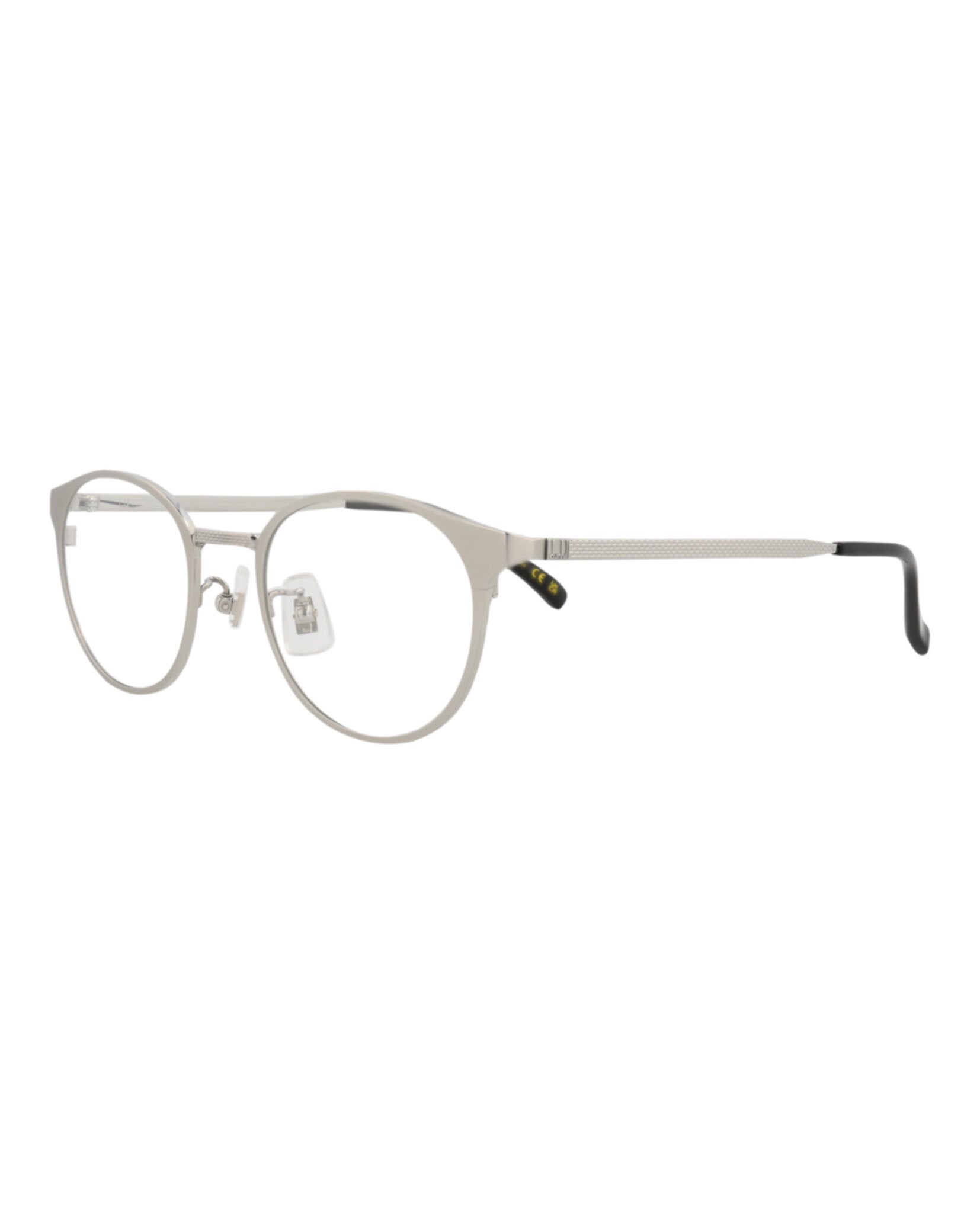 Dunhill Unisex Round/Oval Silver Silver Transparent Fashion Designer Eyewear
