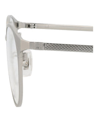 Dunhill Unisex Round/Oval Silver Silver Transparent Fashion Designer Eyewear