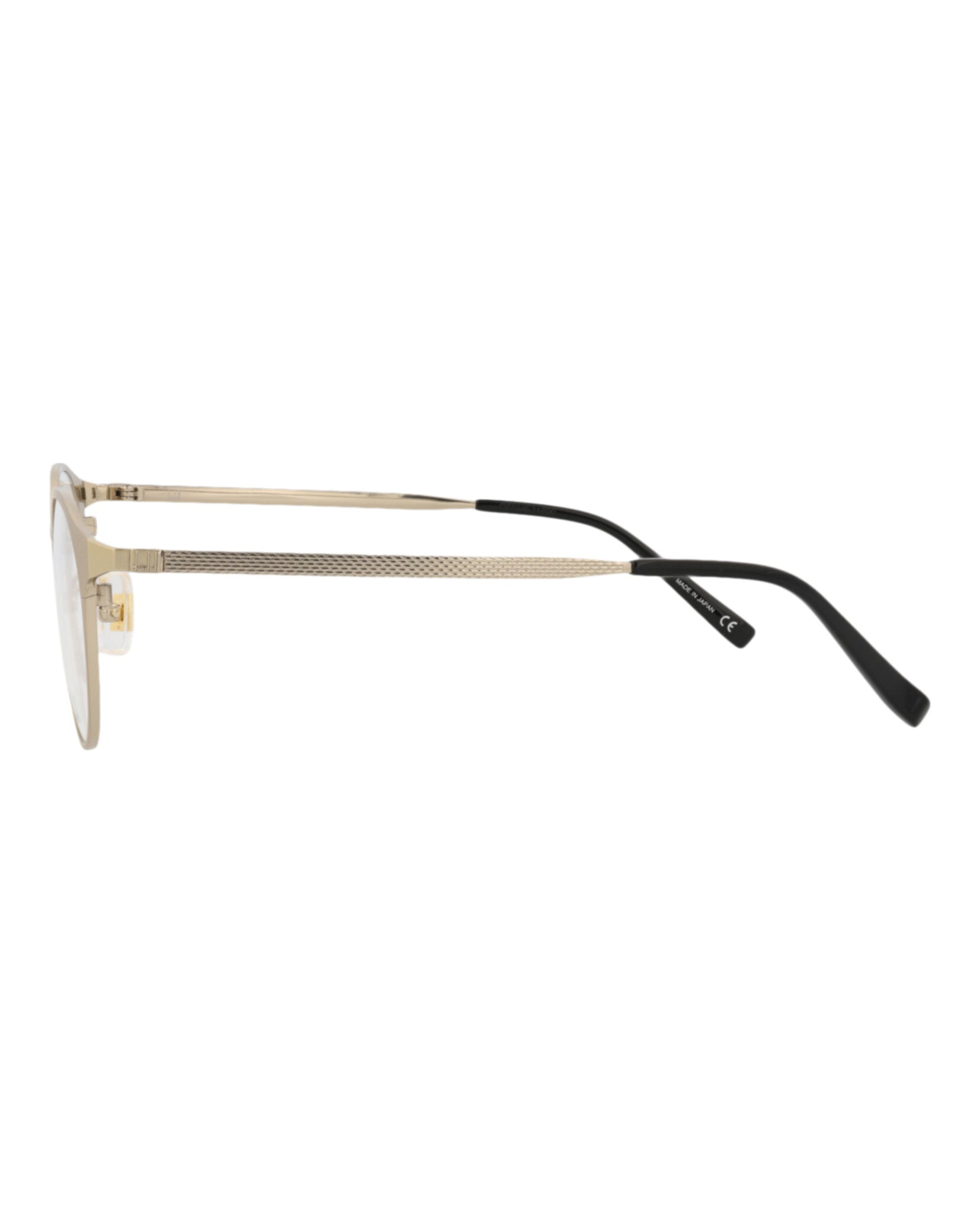 Dunhill Unisex Round/Oval Gold Gold Transparent Fashion Designer Eyewear