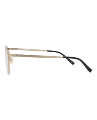 Dunhill Unisex Round/Oval Gold Gold Transparent Fashion Designer Eyewear