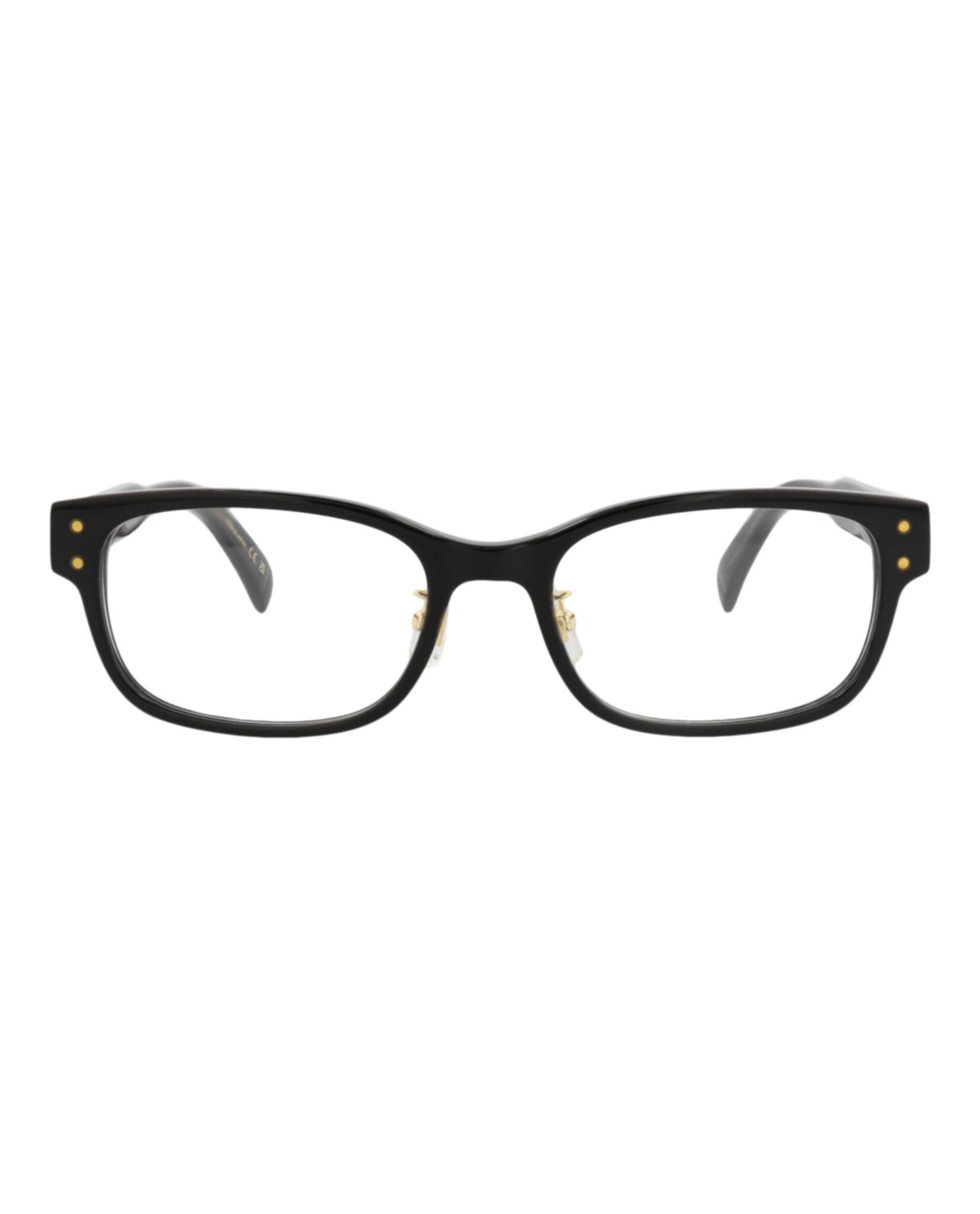 Dunhill Mens Square/Rectangle Black Black Transparent Fashion Designer Eyewear