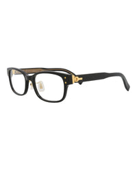 Dunhill Mens Square/Rectangle Black Black Transparent Fashion Designer Eyewear