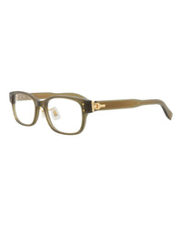 Dunhill Mens Square/Rectangle Brown Brown Transparent Fashion Designer Eyewear