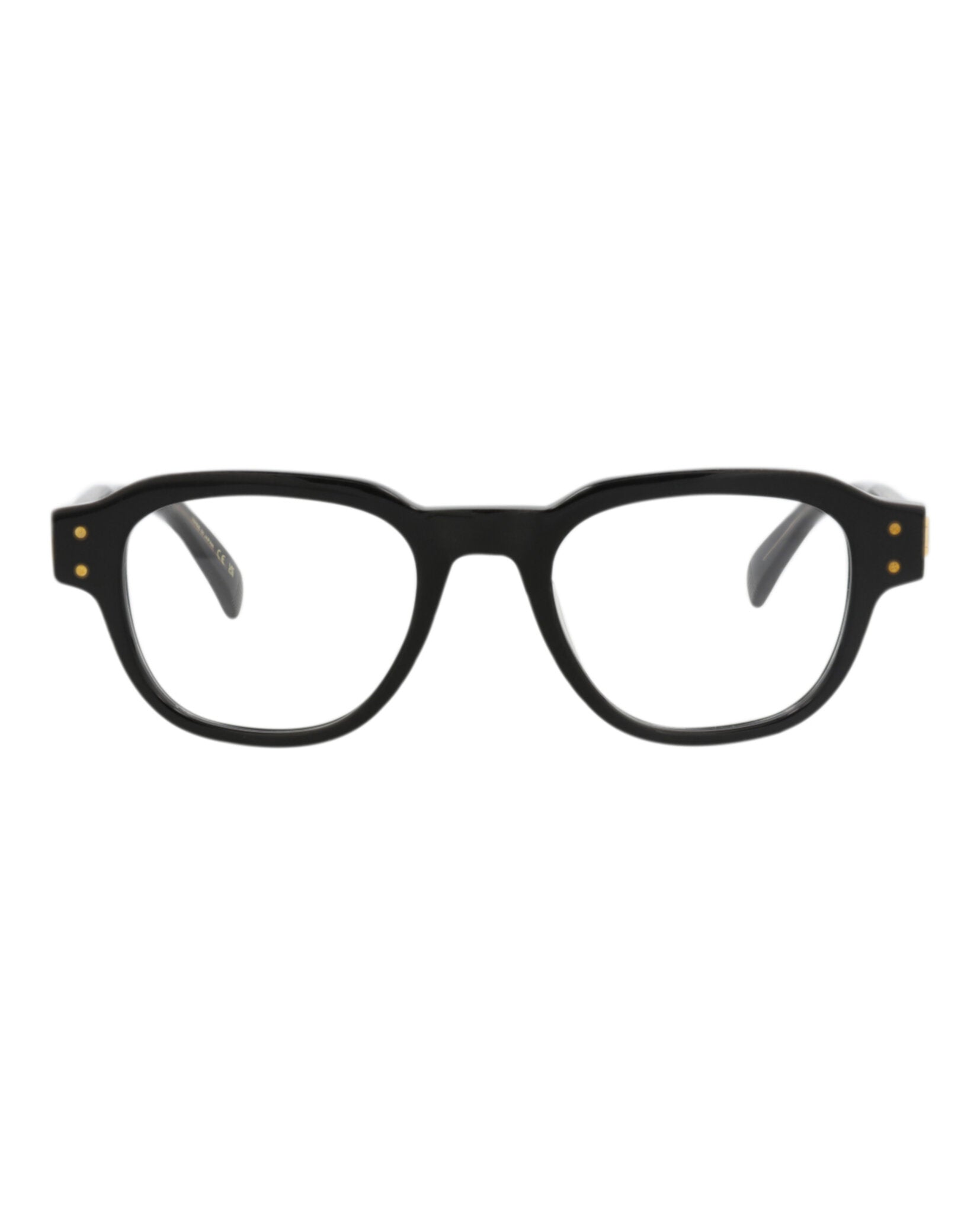 Dunhill Dunhill Mens Round/Oval Black Black Transparent Fashion Designer Eyewear