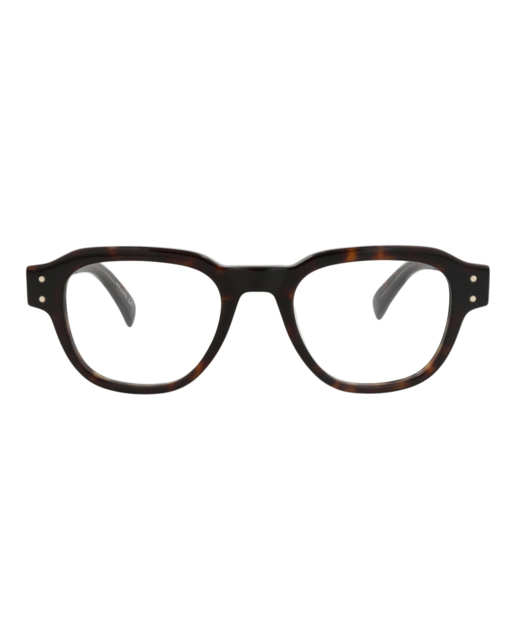 Dunhill Mens Round/Oval Havana Havana Transparent Fashion Designer Eyewear