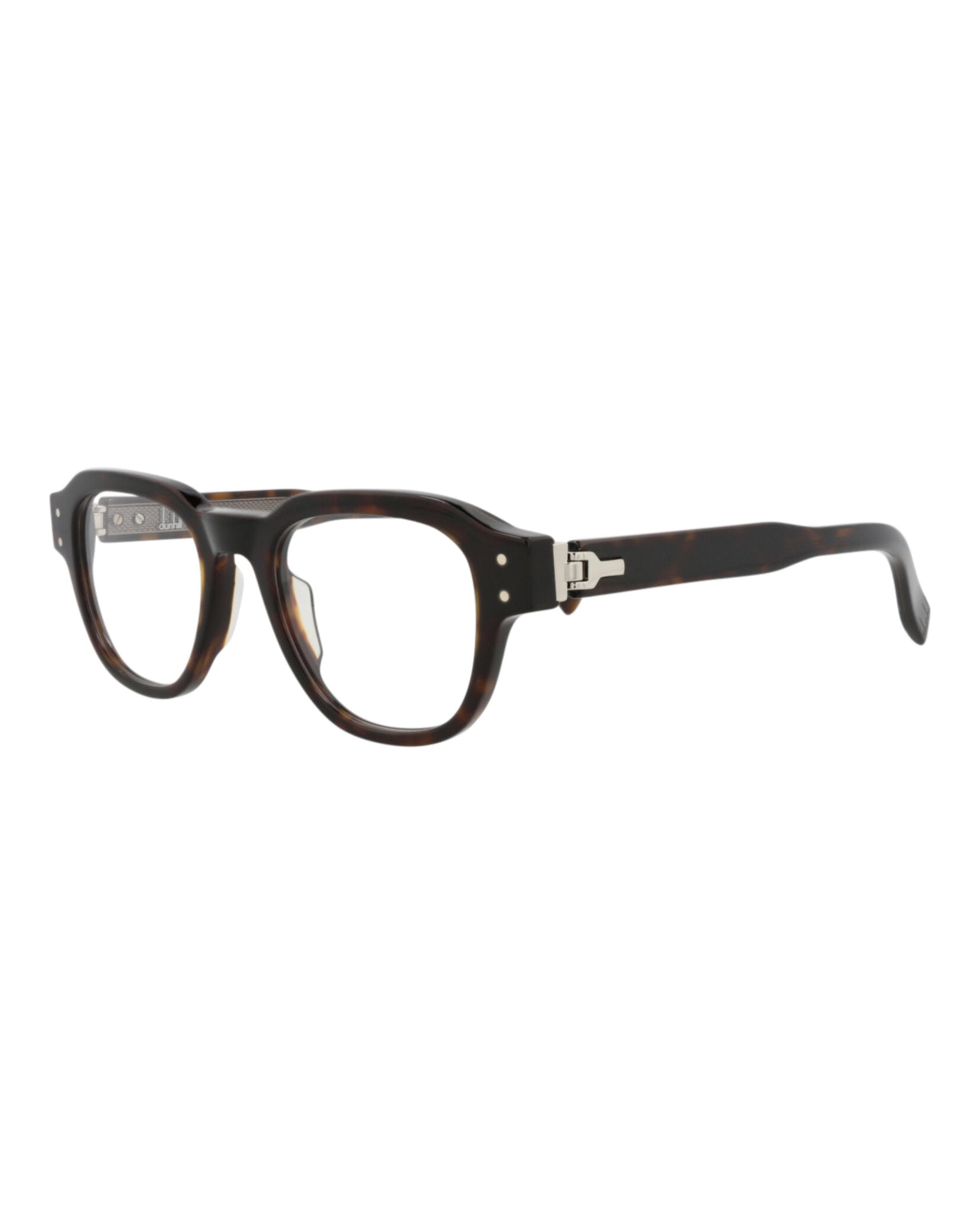Dunhill Mens Round/Oval Havana Havana Transparent Fashion Designer Eyewear