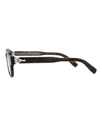 Dunhill Mens Round/Oval Havana Havana Transparent Fashion Designer Eyewear