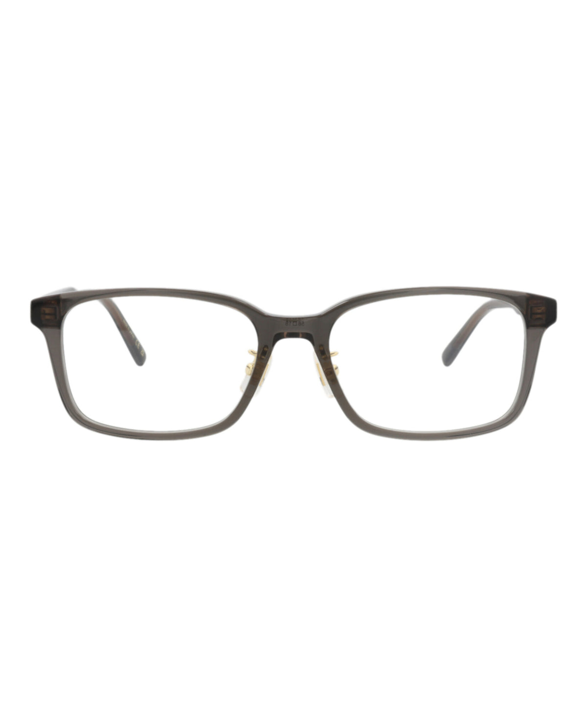 Dunhill Mens Square/Rectangle Grey Grey Transparent Fashion Designer Eyewear