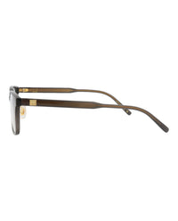 Dunhill Mens Square/Rectangle Grey Grey Transparent Fashion Designer Eyewear
