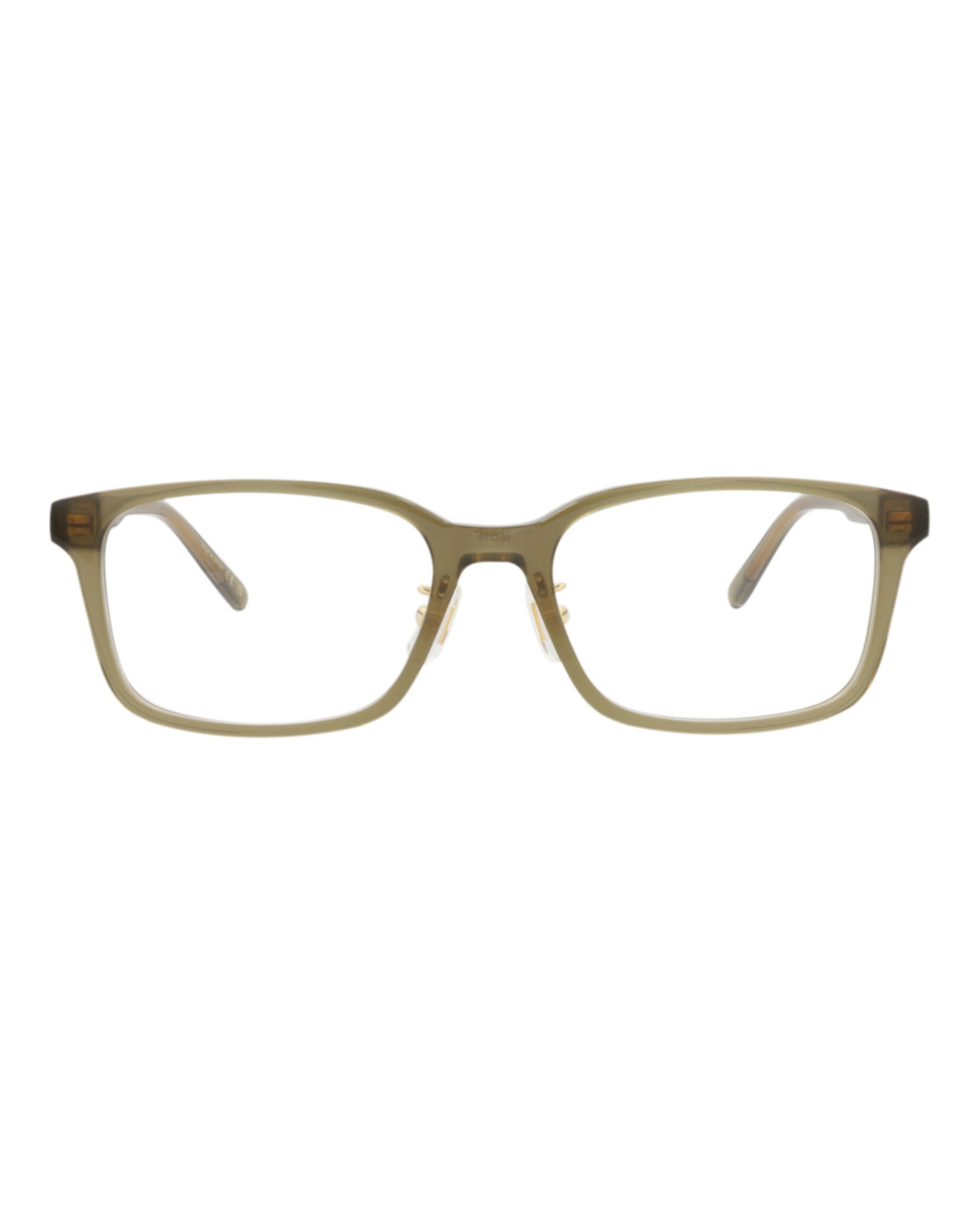 Dunhill Mens Square/Rectangle Brown Brown Transparent Fashion Designer Eyewear