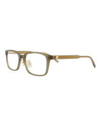 Dunhill Mens Square/Rectangle Brown Brown Transparent Fashion Designer Eyewear