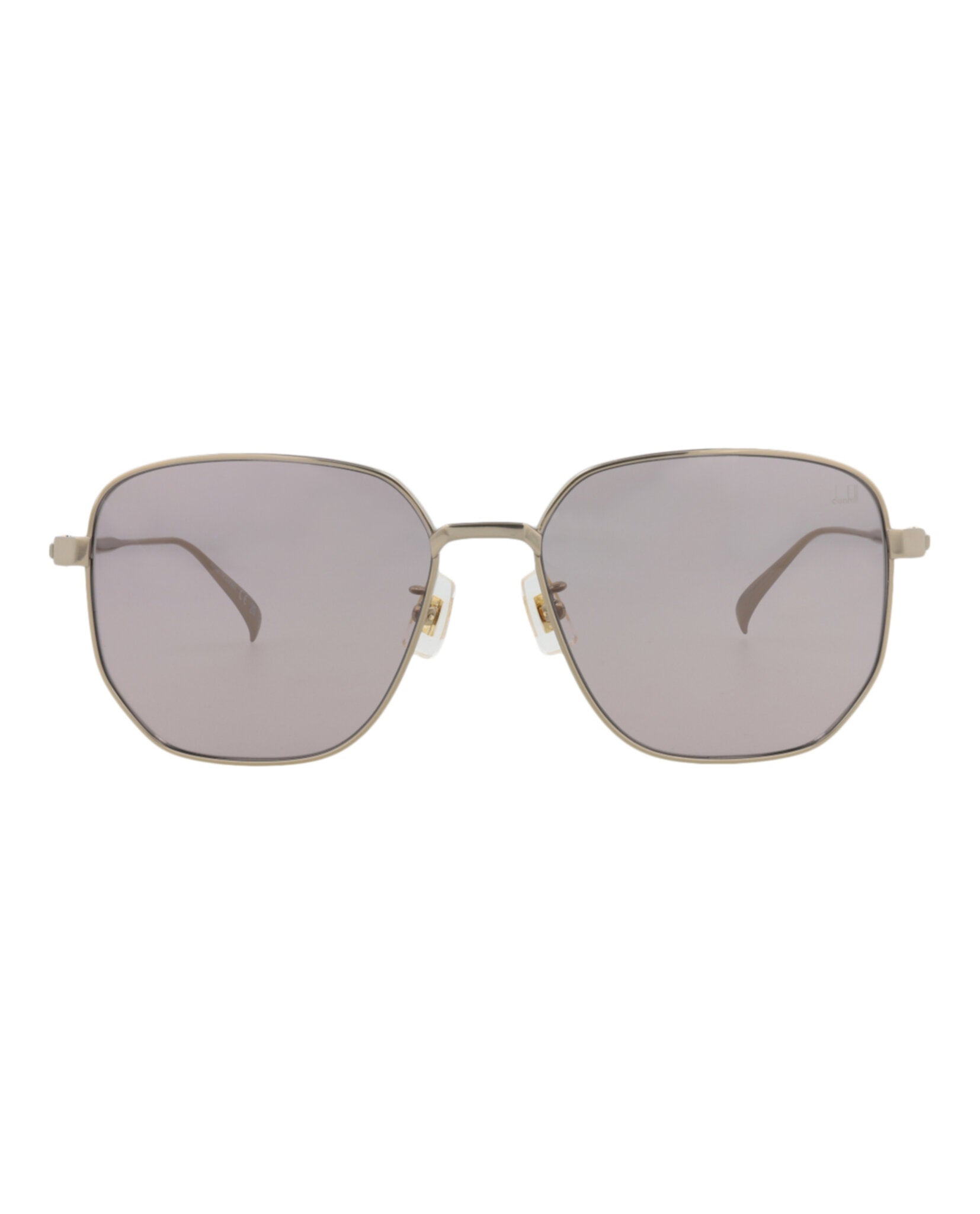 Dunhill Mens Square/Rectangle Gold Gold Violet Fashion Designer Eyewear Gold Gold Violet