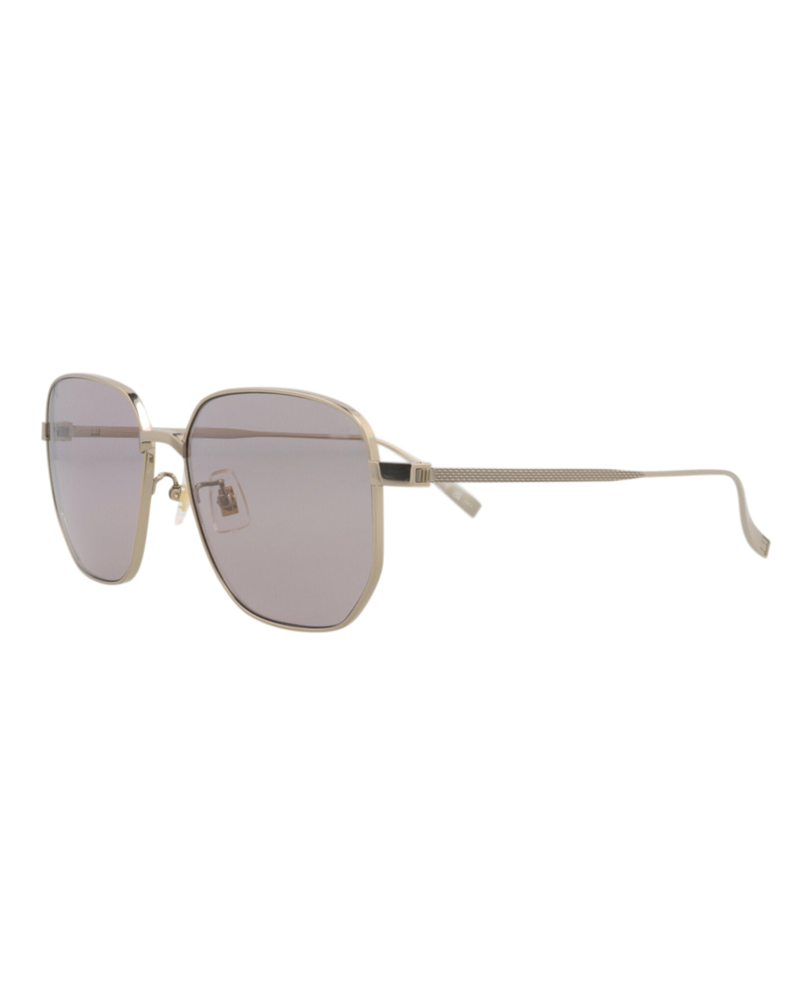 Dunhill Mens Square/Rectangle Gold Gold Violet Fashion Designer Eyewear