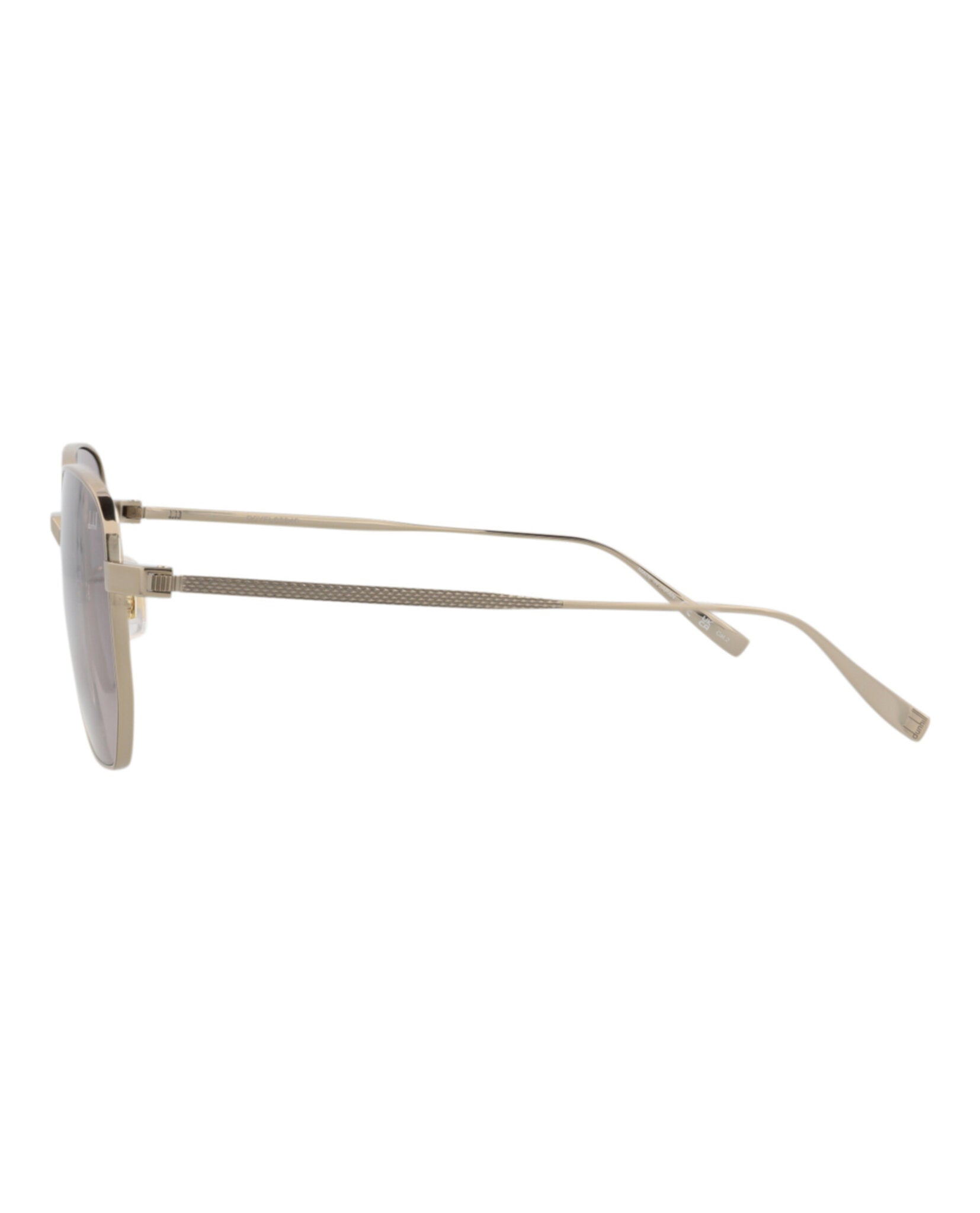 Dunhill Mens Square/Rectangle Gold Gold Violet Fashion Designer Eyewear