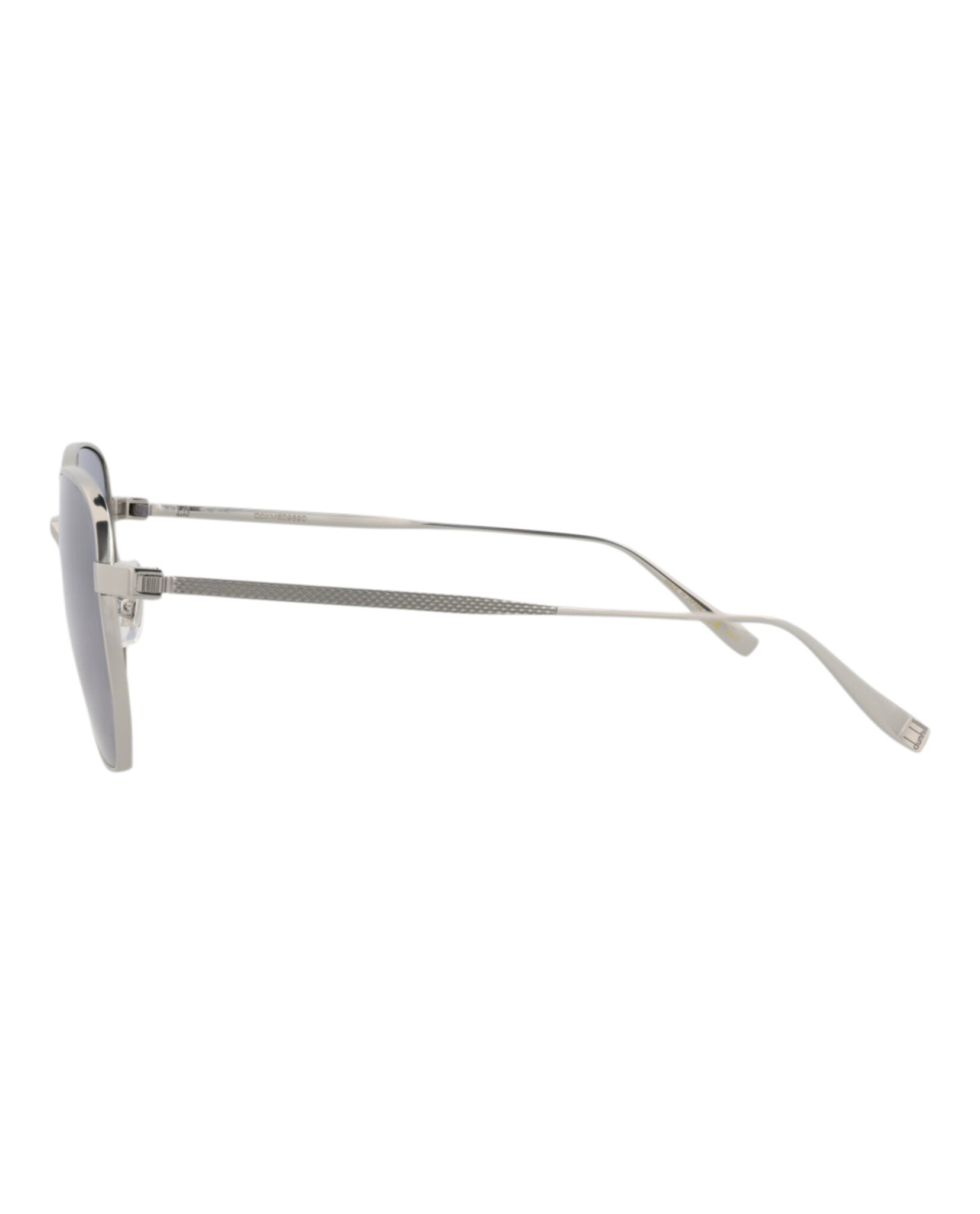 Dunhill Mens Square/Rectangle Silver Silver Light Blue Fashion Designer Eyewear