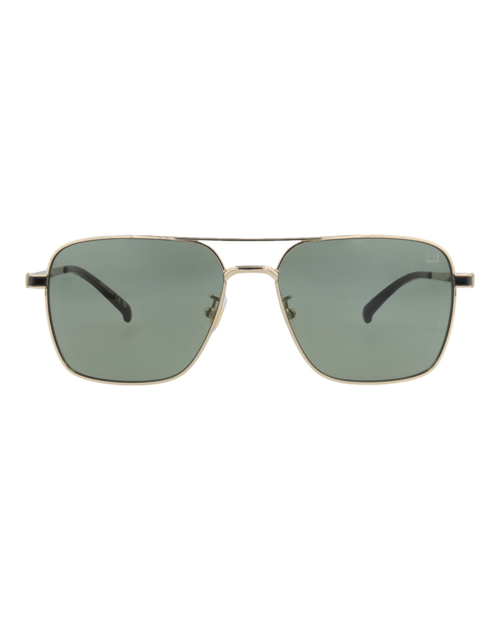 Dunhill Mens Aviator Gold Gold Green Fashion Designer Eyewear