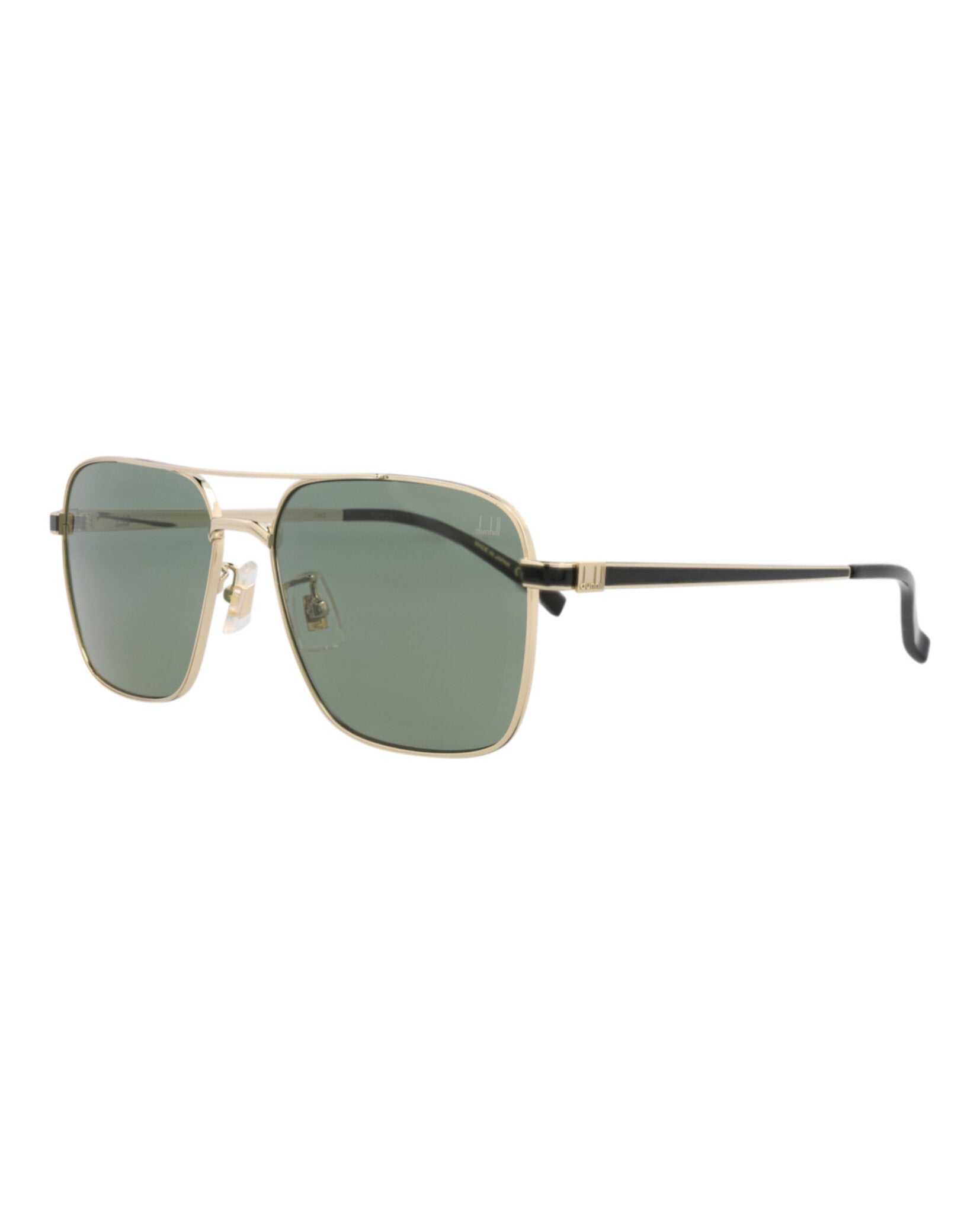 Dunhill Mens Aviator Gold Gold Green Fashion Designer Eyewear
