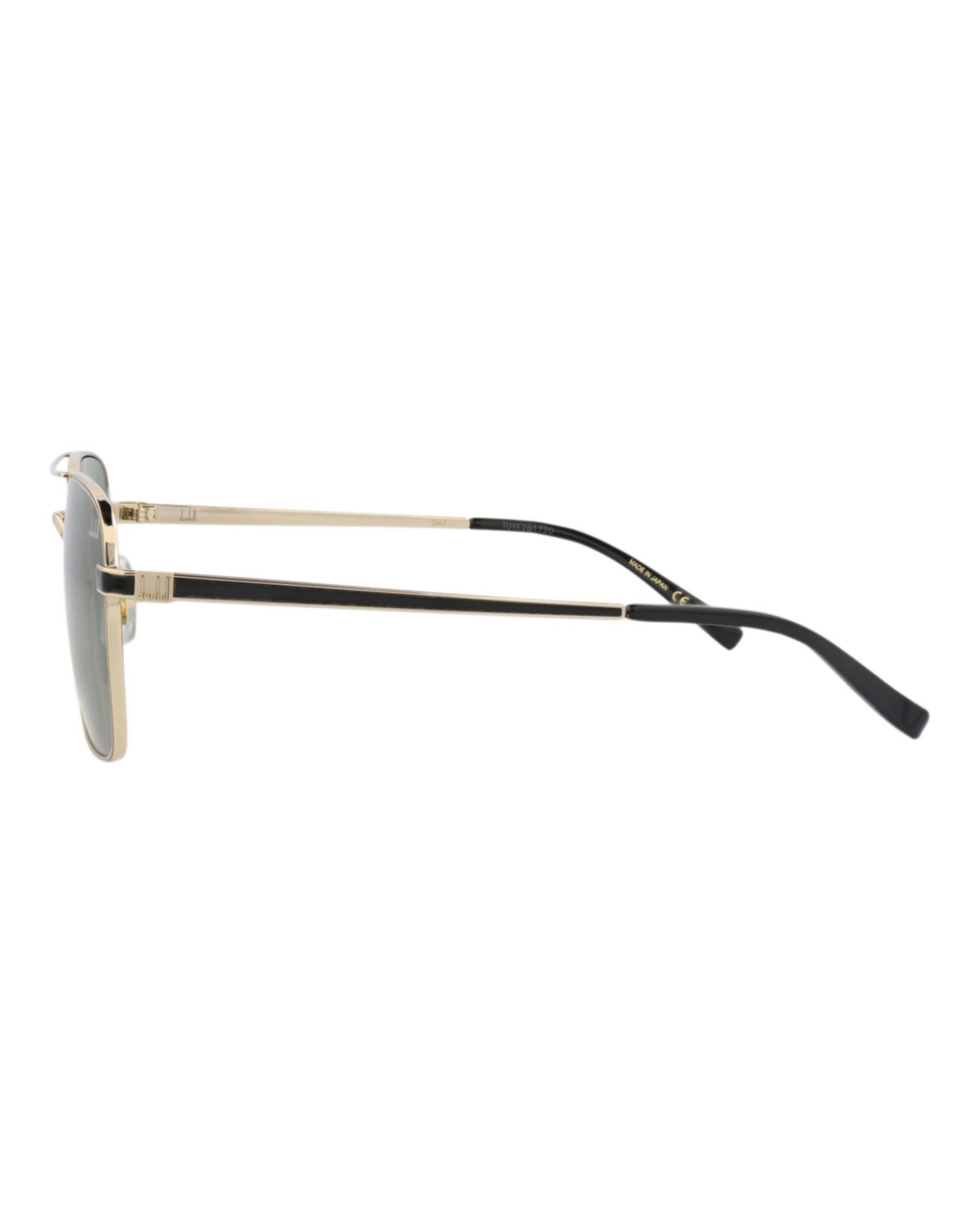 Dunhill Mens Aviator Gold Gold Green Fashion Designer Eyewear