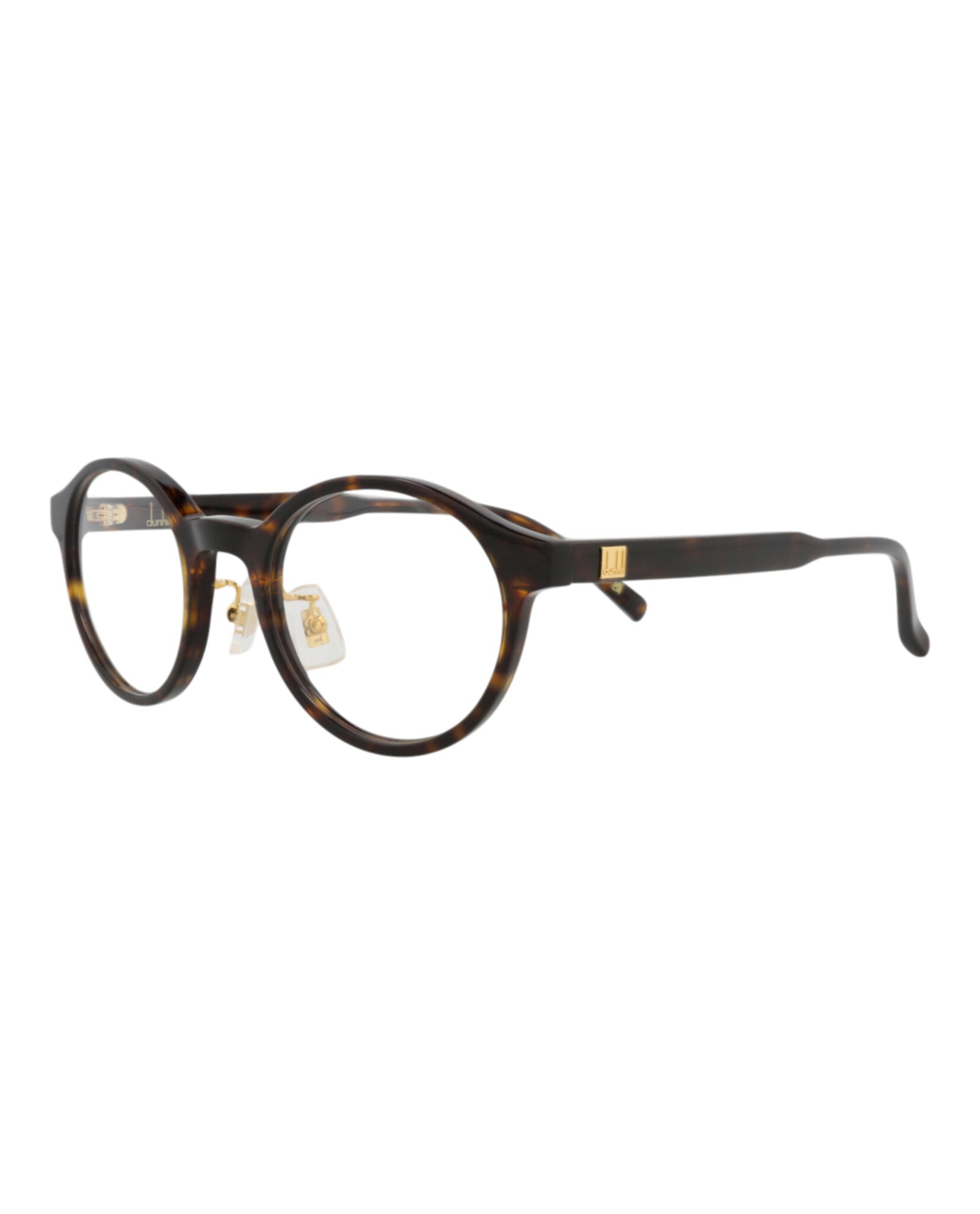 Dunhill Mens Round/Oval Havana Havana Transparent Fashion Designer Eyewear
