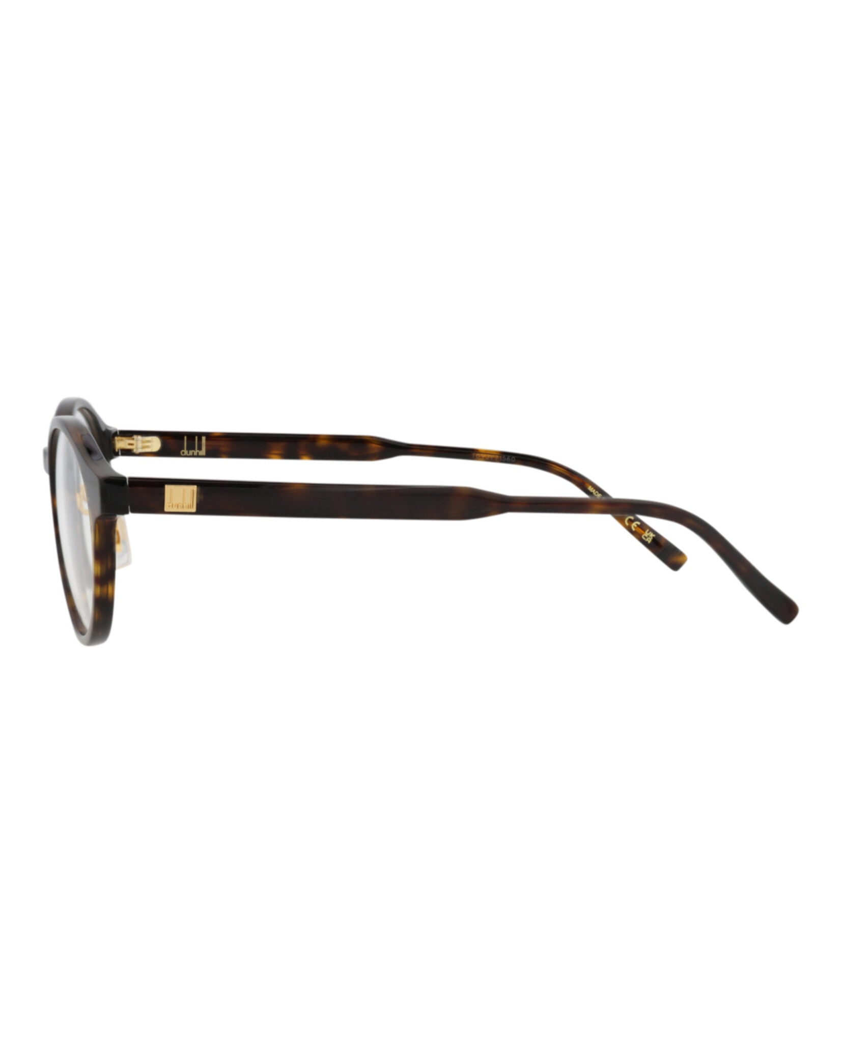 Dunhill Mens Round/Oval Havana Havana Transparent Fashion Designer Eyewear