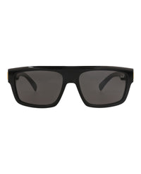 Dunhill Mens Square/Rectangle Black Black Grey Fashion Designer Eyewear