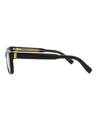 Dunhill Mens Square/Rectangle Black Black Transparent Fashion Designer Eyewear