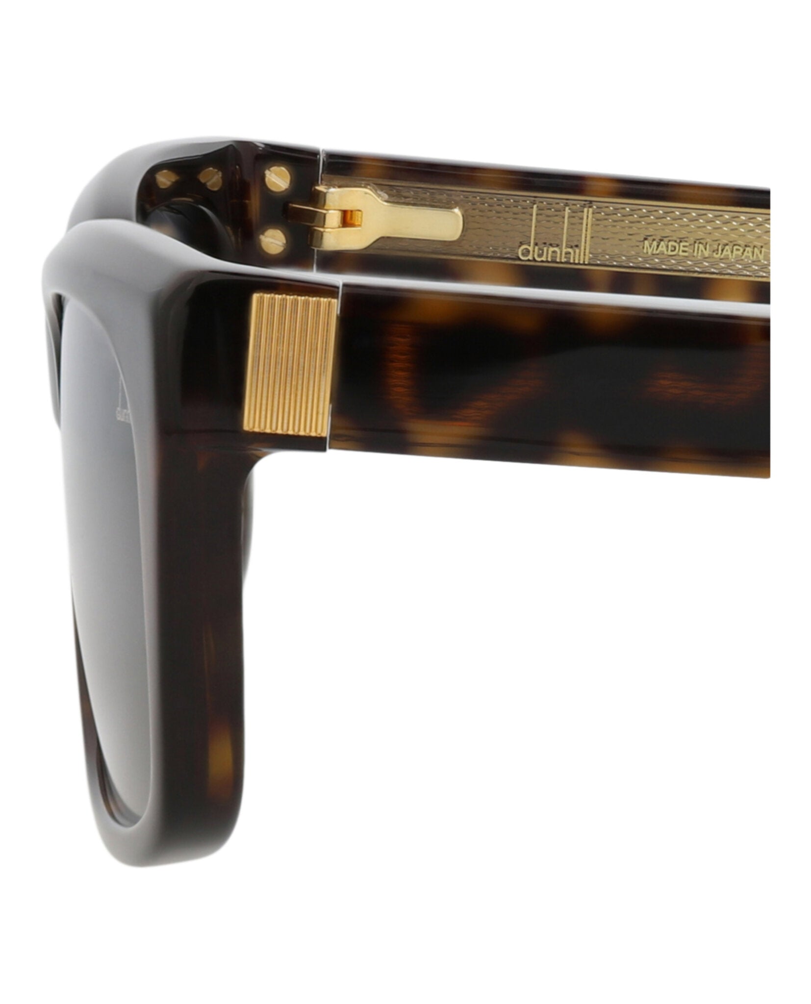 Dunhill Mens Square/Rectangle Havana Havana Grey Fashion Designer Eyewear