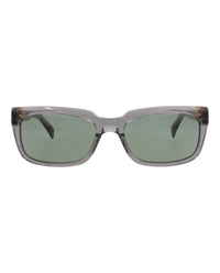 Dunhill Mens Square/Rectangle Grey Grey Green Fashion Designer Eyewear