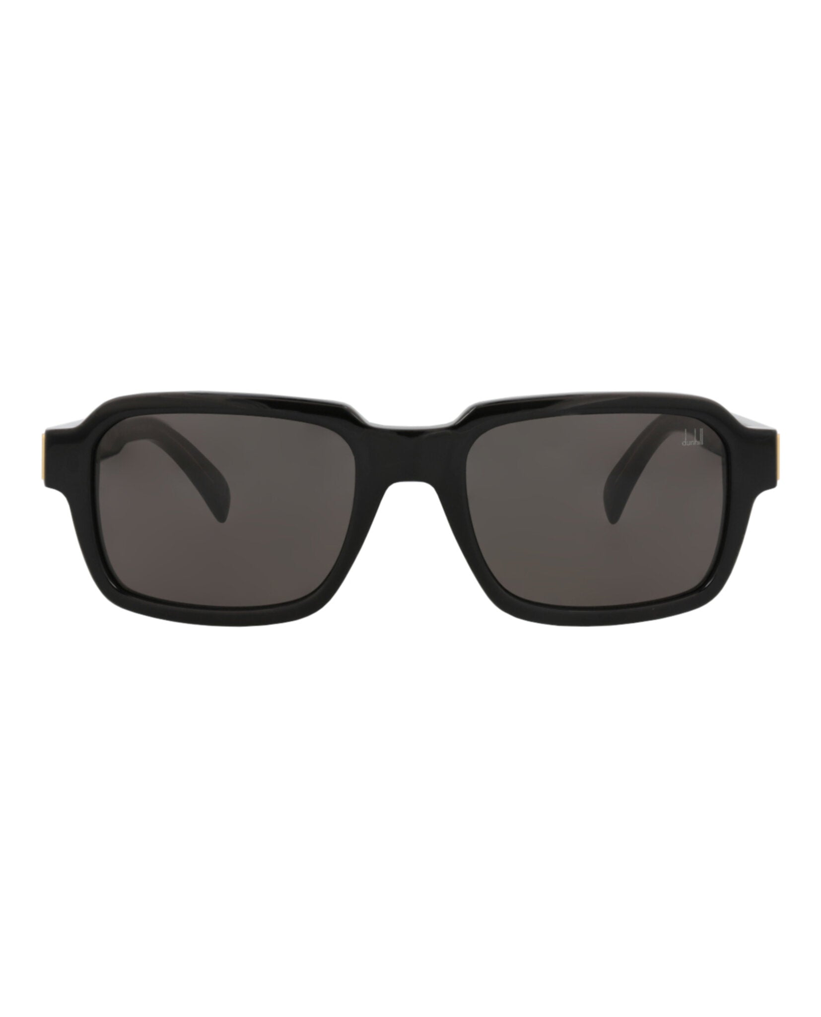 Dunhill Mens Square/Rectangle Black Black Grey Fashion Designer Eyewear