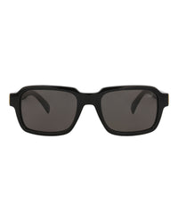 Dunhill Mens Square/Rectangle Black Black Grey Fashion Designer Eyewear