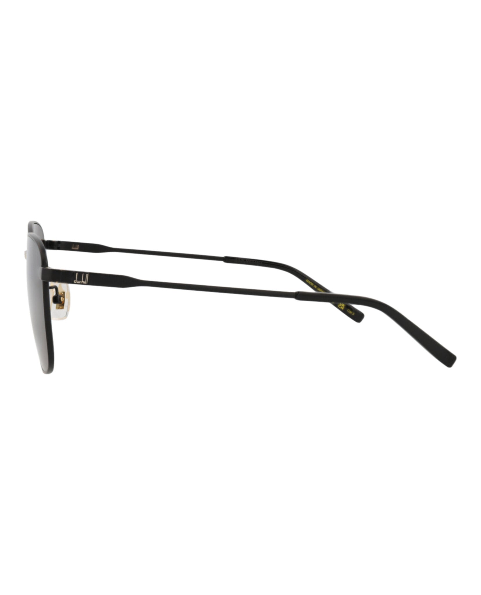 Dunhill Mens Square/Rectangle Black Black Grey Fashion Designer Eyewear