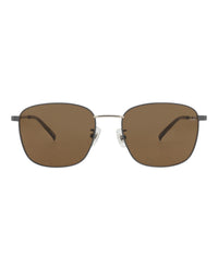Dunhill Mens Square/Rectangle Grey Grey Brown Fashion Designer Eyewear