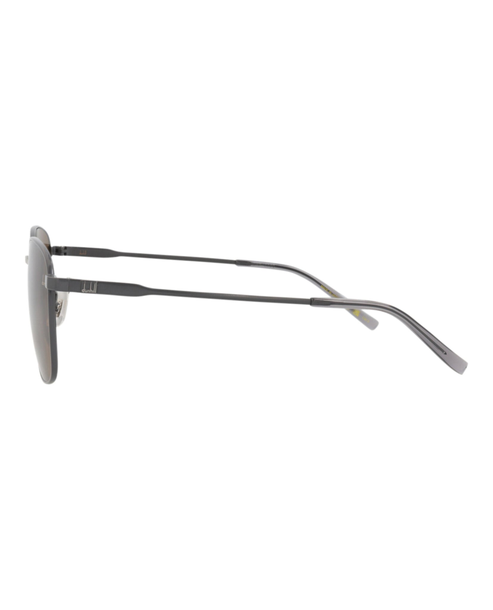Dunhill Mens Square/Rectangle Grey Grey Brown Fashion Designer Eyewear