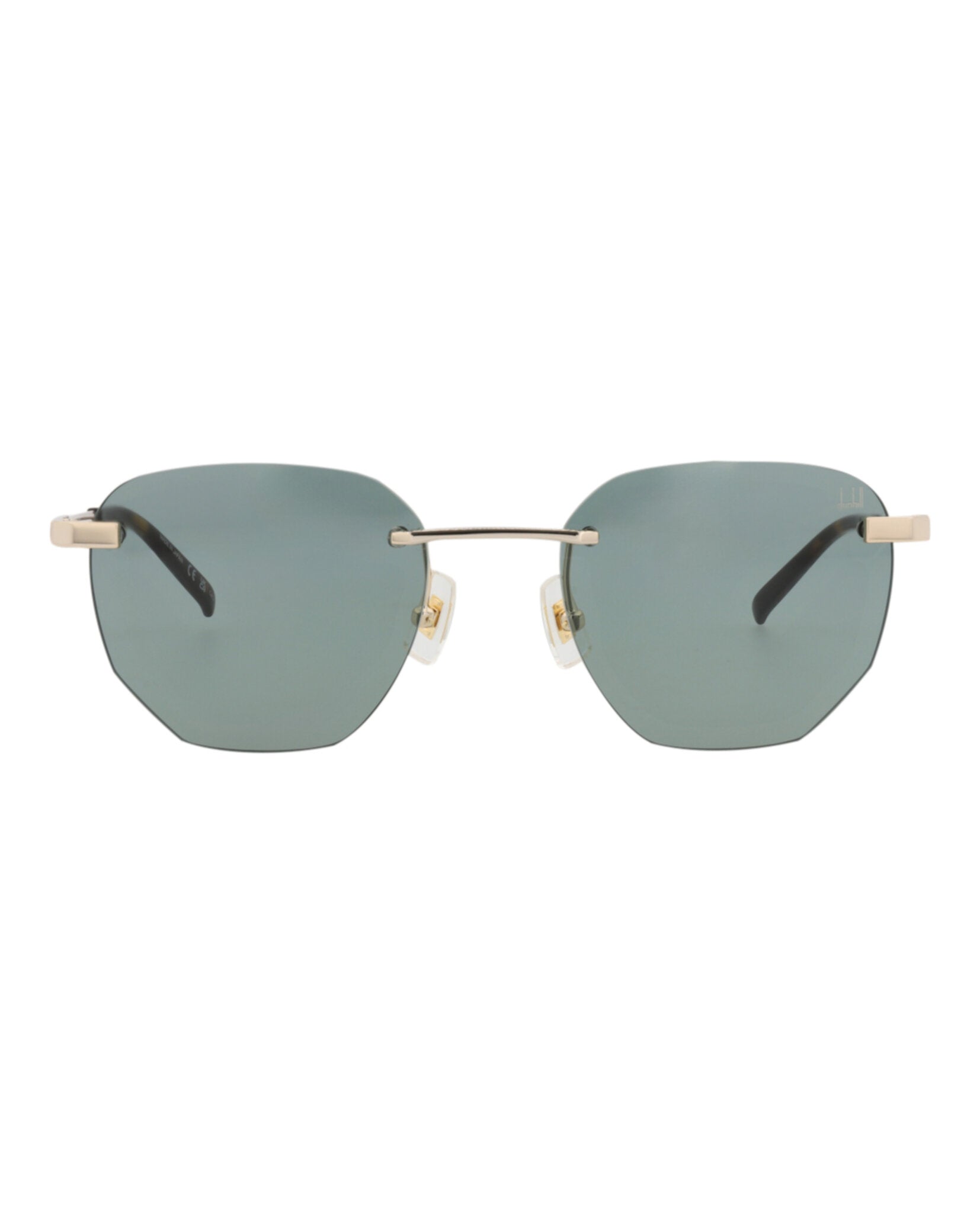 Dunhill Mens Round/Oval Gold Gold Green Fashion Designer Eyewear