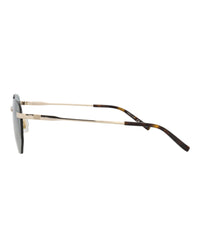 Dunhill Mens Round/Oval Gold Gold Green Fashion Designer Eyewear