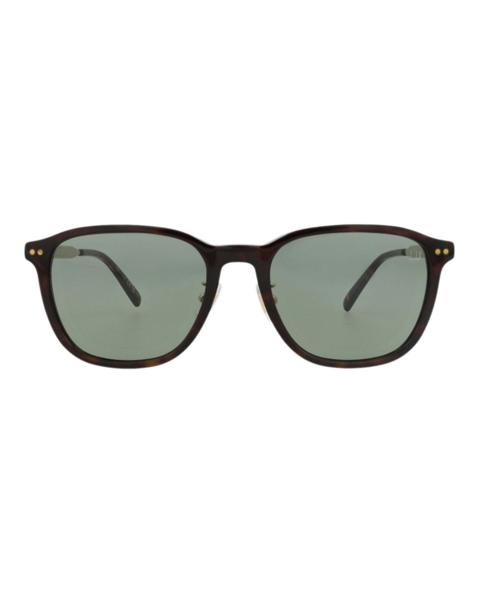 Dunhill Mens Round/Oval Havana Gold Green Fashion Designer Eyewear