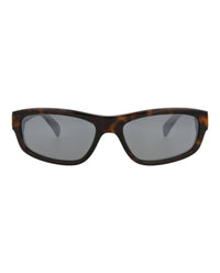 Dunhill Mens Square/Rectangle Havana Havana Silver Fashion Designer Eyewear