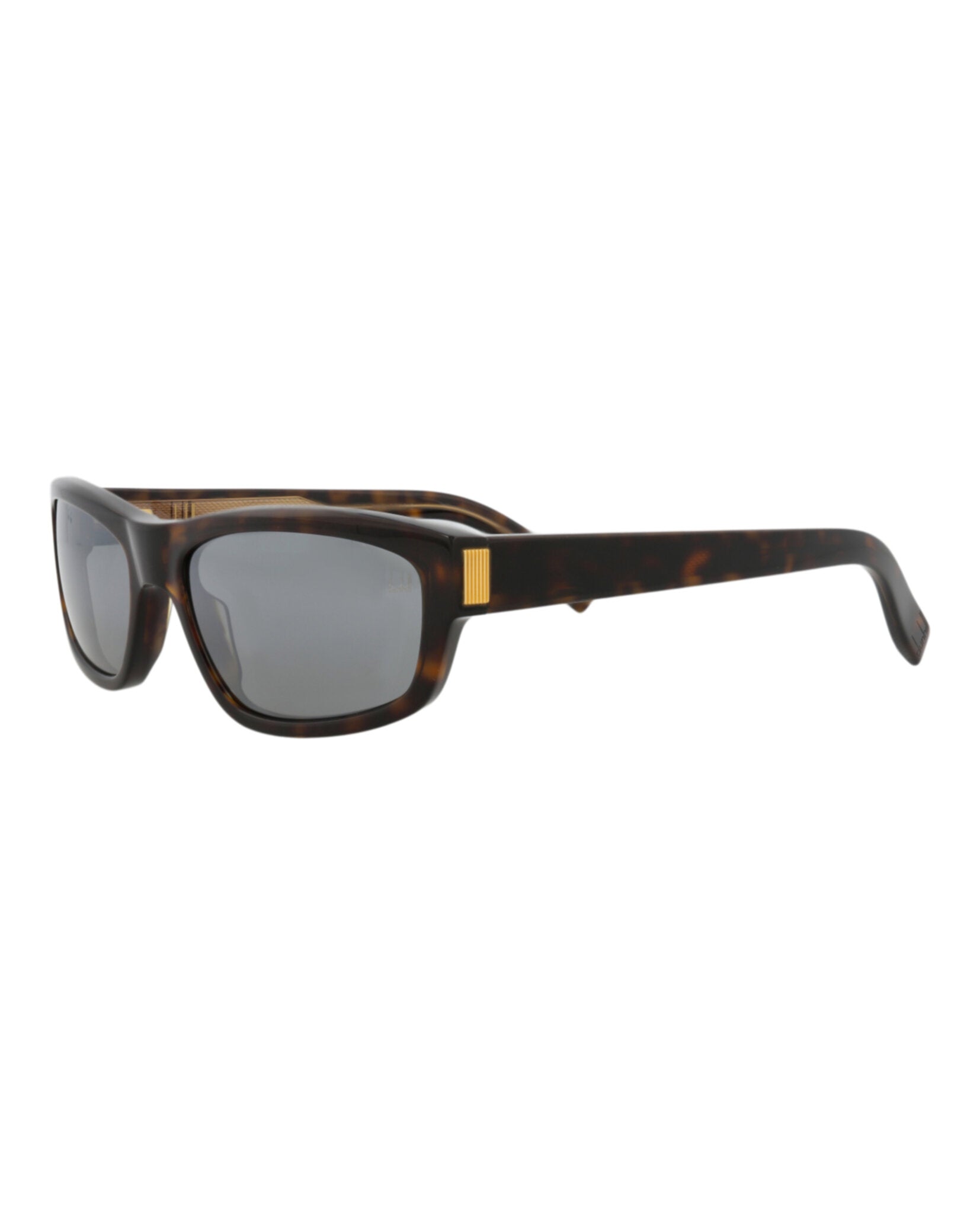 Dunhill Mens Square/Rectangle Havana Havana Silver Fashion Designer Eyewear