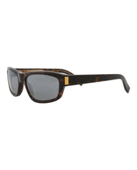 Dunhill Mens Square/Rectangle Havana Havana Silver Fashion Designer Eyewear