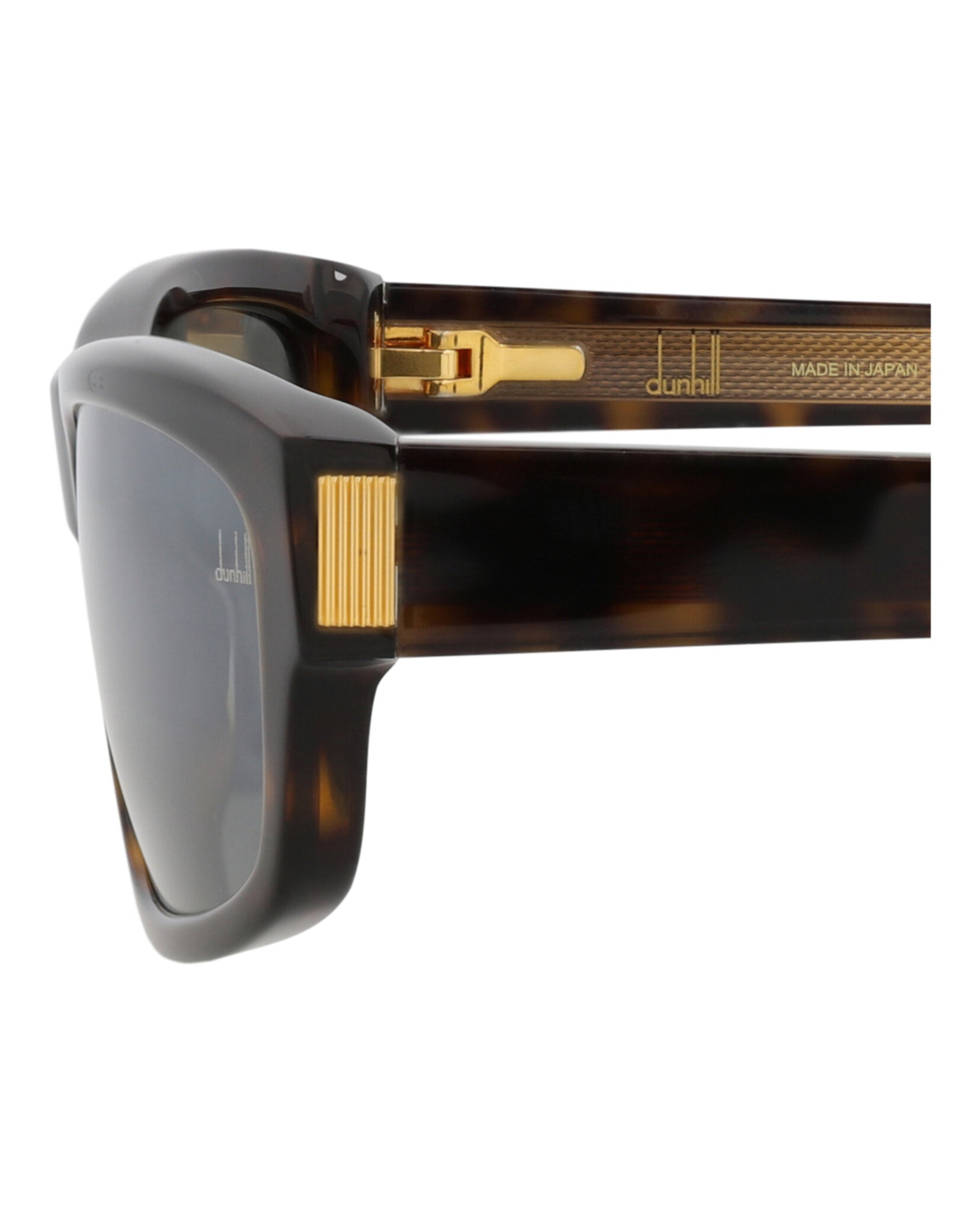 Dunhill Mens Square/Rectangle Havana Havana Silver Fashion Designer Eyewear
