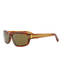 Dunhill Mens Square/Rectangle Havana Havana Bronze Fashion Designer Eyewear