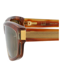 Dunhill Mens Square/Rectangle Havana Havana Bronze Fashion Designer Eyewear