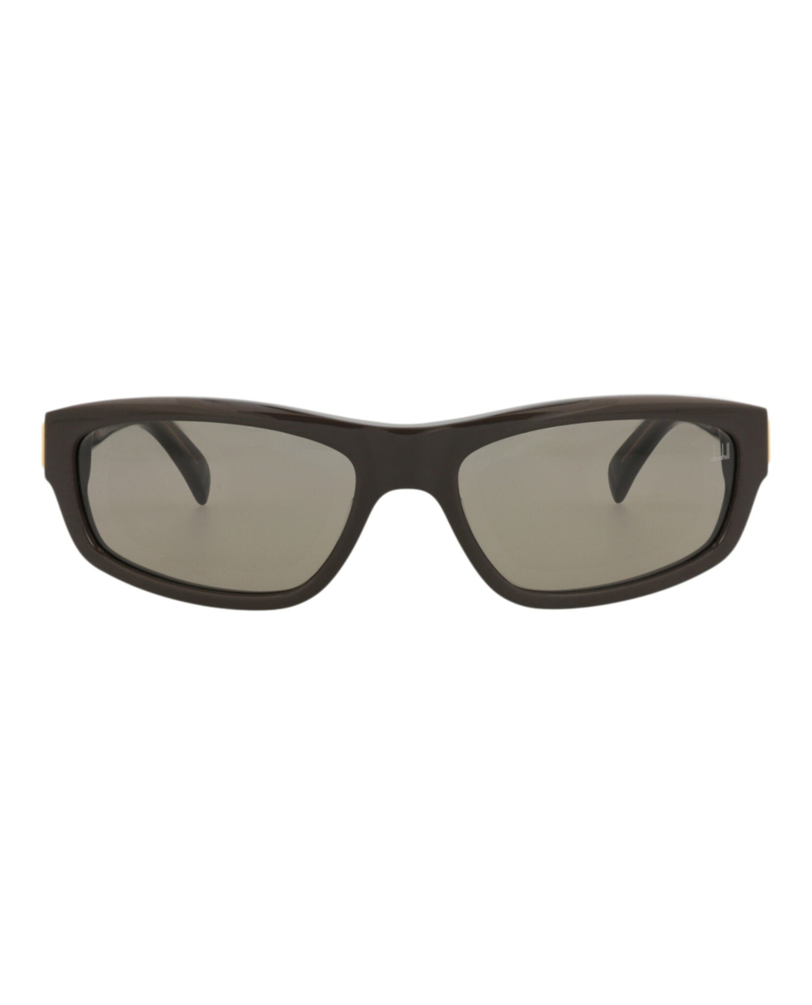 Dunhill Mens Square/Rectangle Brown Brown Brown Fashion Designer Eyewear