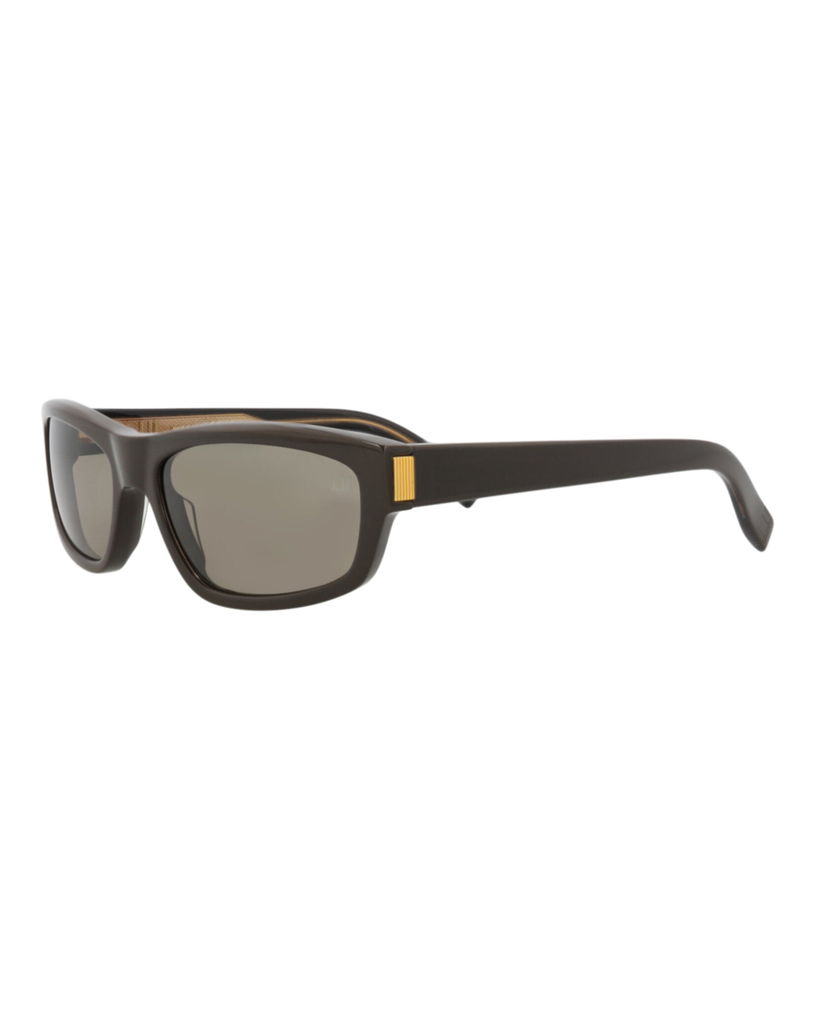 Dunhill Mens Square/Rectangle Brown Brown Brown Fashion Designer Eyewear