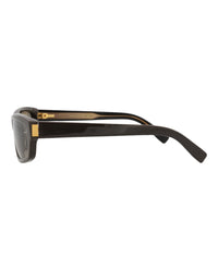 Dunhill Mens Square/Rectangle Brown Brown Brown Fashion Designer Eyewear