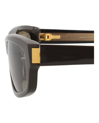 Dunhill Mens Square/Rectangle Brown Brown Brown Fashion Designer Eyewear