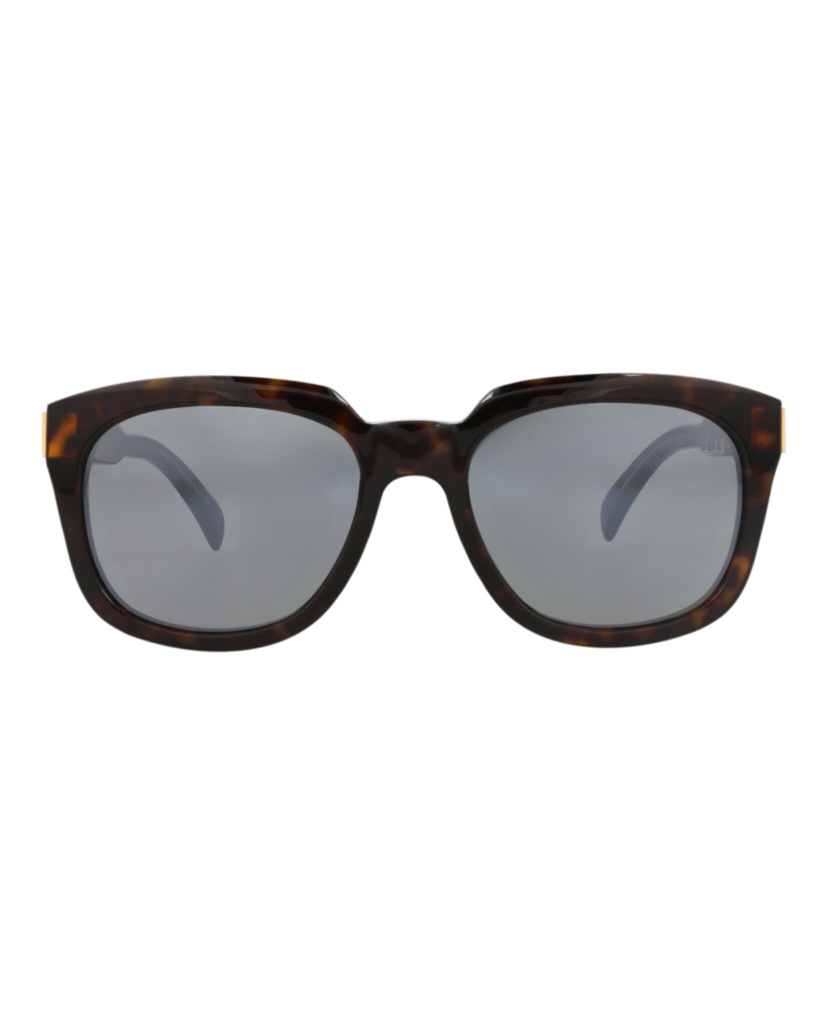 Dunhill Unisex Square/Rectangle Havana Havana Silver Fashion Designer Eyewear